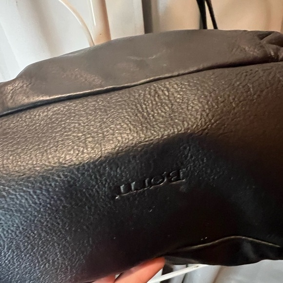 Born Black Leather Shoulder Bag with Tassel - Picture 10 of 12